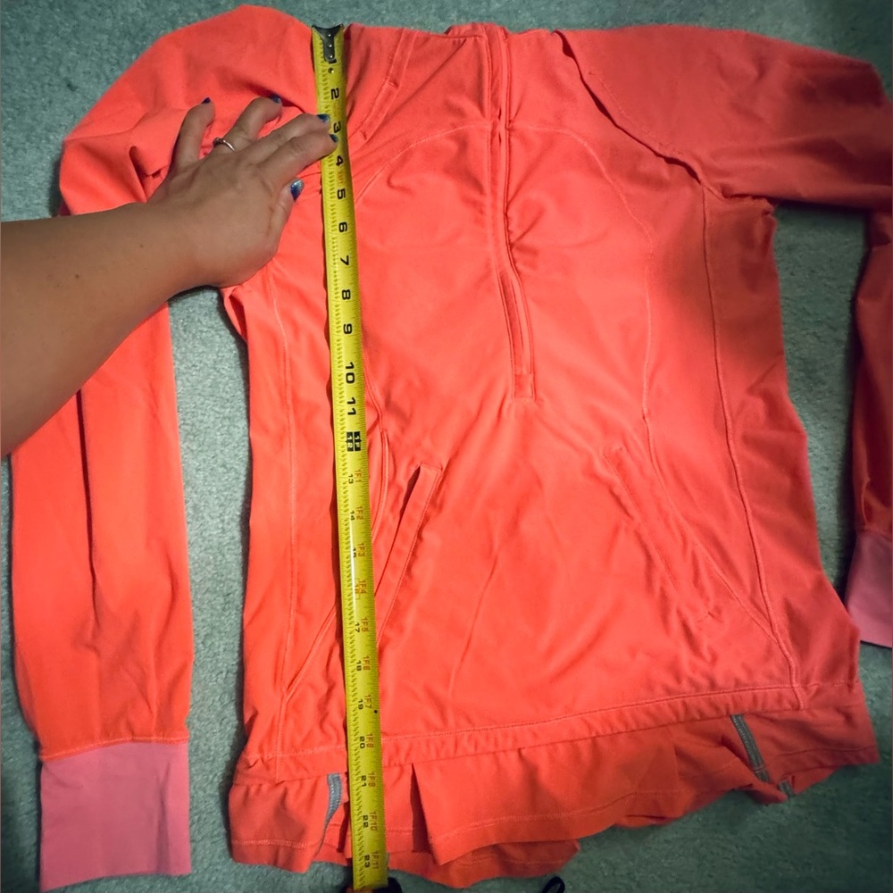 Lululemon Lightweight Pullover. Bright Orange, Si… - image 7
